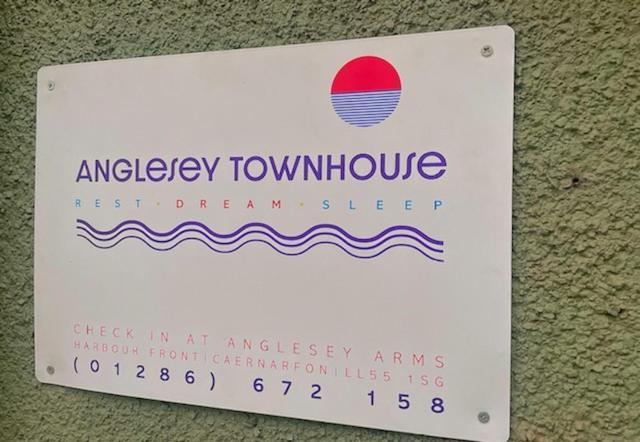 Hotel Tegfan -The Anglesey Townhouse Caernarfon Exterior foto